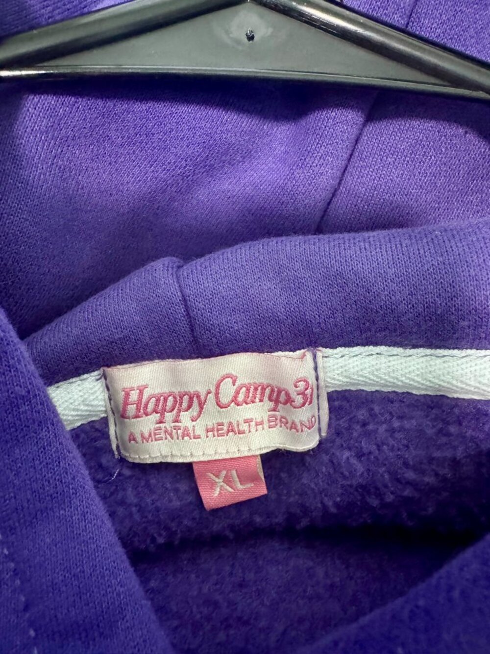 Happy Camp3r Deep Purple Puff Series Hoodie - Picture 3 of 3